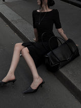 ナーズ レザー ビッグ トートバッグ