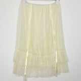 Lace Ribbon Layered Skirt (1color)