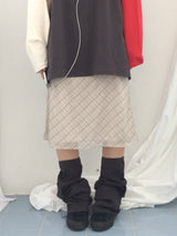 Number-printed color long sleeve