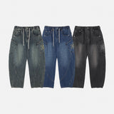 Sunny Balloon Pocket Denim Banding Pants
