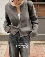 [MADE] Pinto Round Knit Cardigan