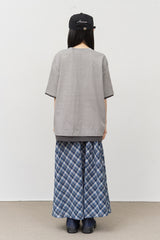 (W) Campus Checked Skirt