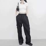 (Unisex) カーデンカーゴストリングパンツ