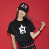  RIBBON ROCK T-SHIRT BLK