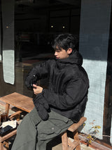 Winter Glove-Hood Puffer Jacket (3 Colors)
