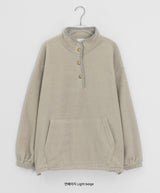 [unisex] バルデト起毛カラーフリーススウェットシャツ