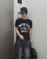 ハイモーターリンガー半袖Tシャツ