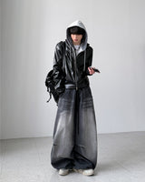 ロックシックスリムレザージャケット