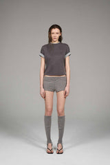 Layered Embroidery Graphic Tee