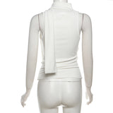 Blissing Scarf Sleeveless T-shirt