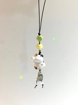 Lucky cat keyring