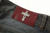 【Keshi】NEVADA BLAZING WASHED BAGGY DENIM JEANS 