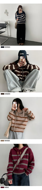 Totsu Dangora Hoodie Knitwear