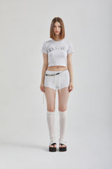 ブークレクロップドTシャツ