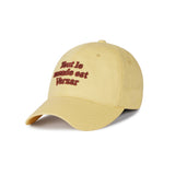TMV レタリングボールキャップ / Twill Yellow