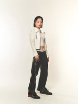 BOOB ZIPPER CROP SHIRT (FOR WOMEN)