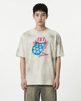 26FW ROLLING STONES STAR SPRAY SHORT SLEEVE T-SHIRT