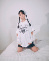 コラボレーション オーバーサイズTシャツ- WHITE | 浜野はるき × VENHIT