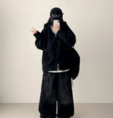 Ronff Embroidery Fleece To Way Hooded Zip-Up