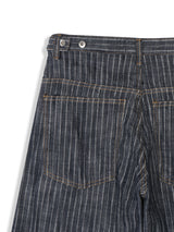 Oki Striped Wide Denim