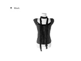 Rie Stripe Button Puff Short Sleeve T-Shirt