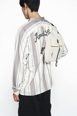 25SS リップストップトラベルウエストバッグ アイボリー
