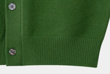 Look ST Modal Semi-Crop Round Knit Cardigan