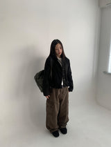リルポンカーゴワイドバルーンパンツ