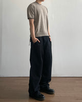 Welt Crop Short Sleeve Knit