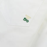 ストレンジャークラシックフィット刺繍ロングスリーブオックスフォードシャツ (White)