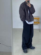 Offbeat Silver Ring Nylon Balloon Pants 2C