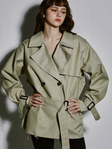 SHORT TRENCH COAT