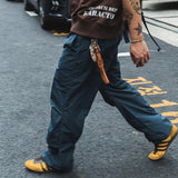 Pigment nylon pants / Dark blue