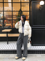 [MADE] ENTOL VELOUR WIDE PANTS