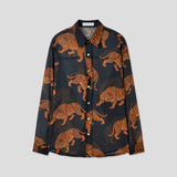 See-through Tiger Hawaiian Shirt 2COLOR