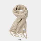 [wool20%] エリーボカシウェービングマフラー