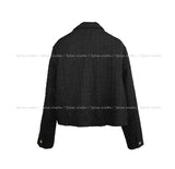 Flat Cropped Tweed Jacket