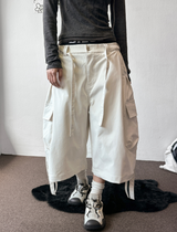 Riley Rope Curve Cargo Balloon Bermuda Shorts 2color