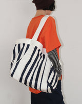 STRIPE BIG TOTE BAG