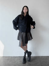  DOUBLE BUTTON WOOL COAT