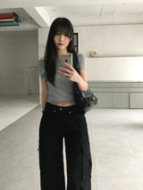 Cindy オフショルダーTシャツ(4 colors)