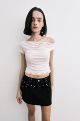 レースドゥオTシャツ (pink)