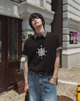 サンディアルプリンティングショートスリーブTシャツ