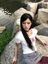 Me愛 - Me愛 Tシャツ (マゼンタ)