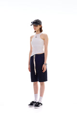 UNBALANCE SLEEVELESS TOP / WHITE