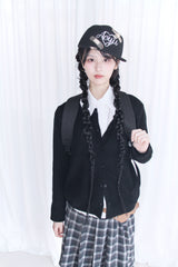  Rabbit Drop String Patch Backpack (2color)