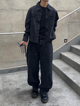 Dyeing Crop Trucker Jacket (No.851)