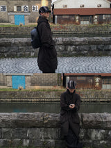 Fine Over Long Hooded Jacket 3C