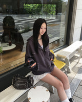 White frill cancan shorts