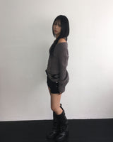 スナップスカートパンツ